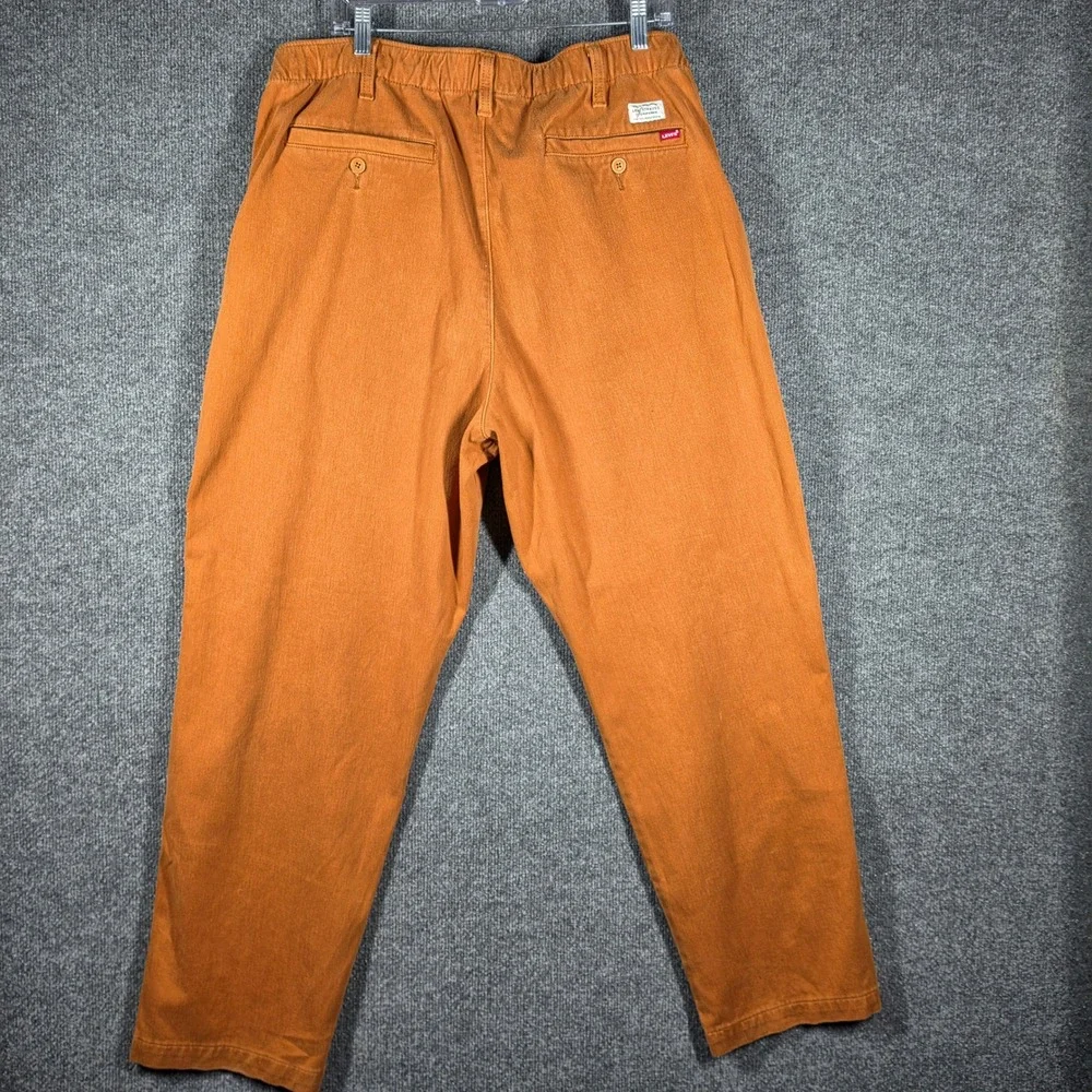 Levis Pants Mens Extra Large XX‎ Chino EZ Elastic Waist Straight Chinos